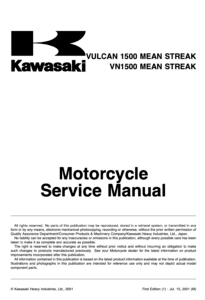 Kawasaki Vulcan VN1500 Mean Streak 2002-2003