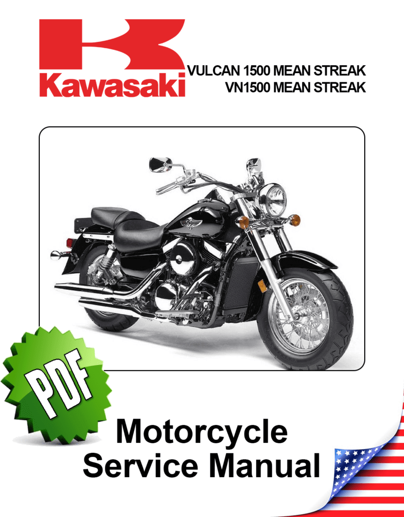 Kawasaki Vulcan VN1500 Mean Streak Repair Manual (2002-03)