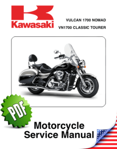 Kawasaki Vulcan VN1700 Nomad / Classic Tourer ABS Repair Manual (2009-16)