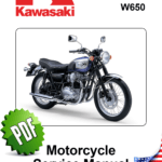 Kawasaki W650 Service Manual 1999 to 2007 PDF download