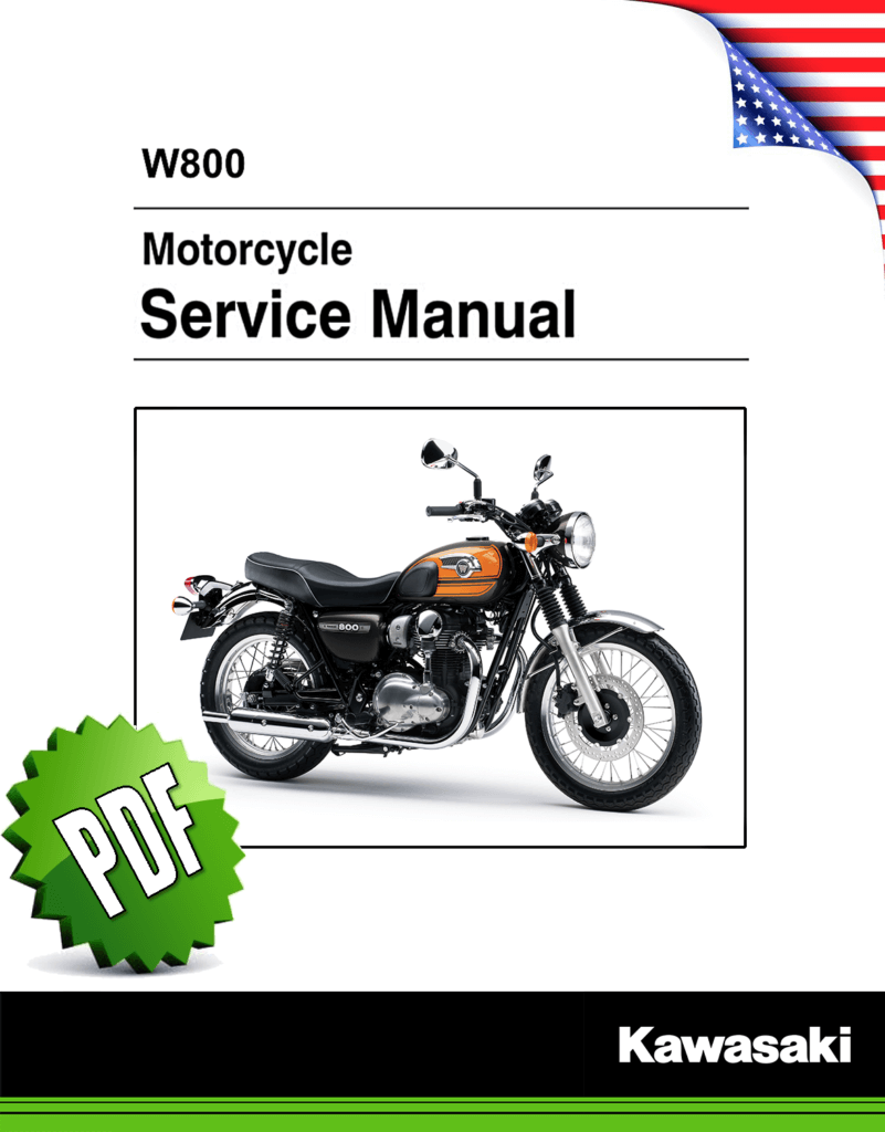 Kawasaki W800 Repair Manual (2011-17) - PDF Service Manuals