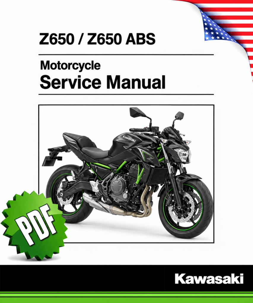 Kawasaki Z650 / Z650 ABS Service Manual (2017)