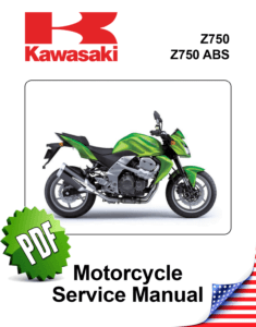 Kawasaki Z750 Repair Manual (2007-12)