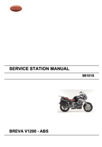 Moto Guzzi Breva V1200 ABS Repair Manual (2007-12)