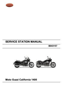 Moto Guzzi California 1400 Classic/Touring Repair Manual (2014-19)