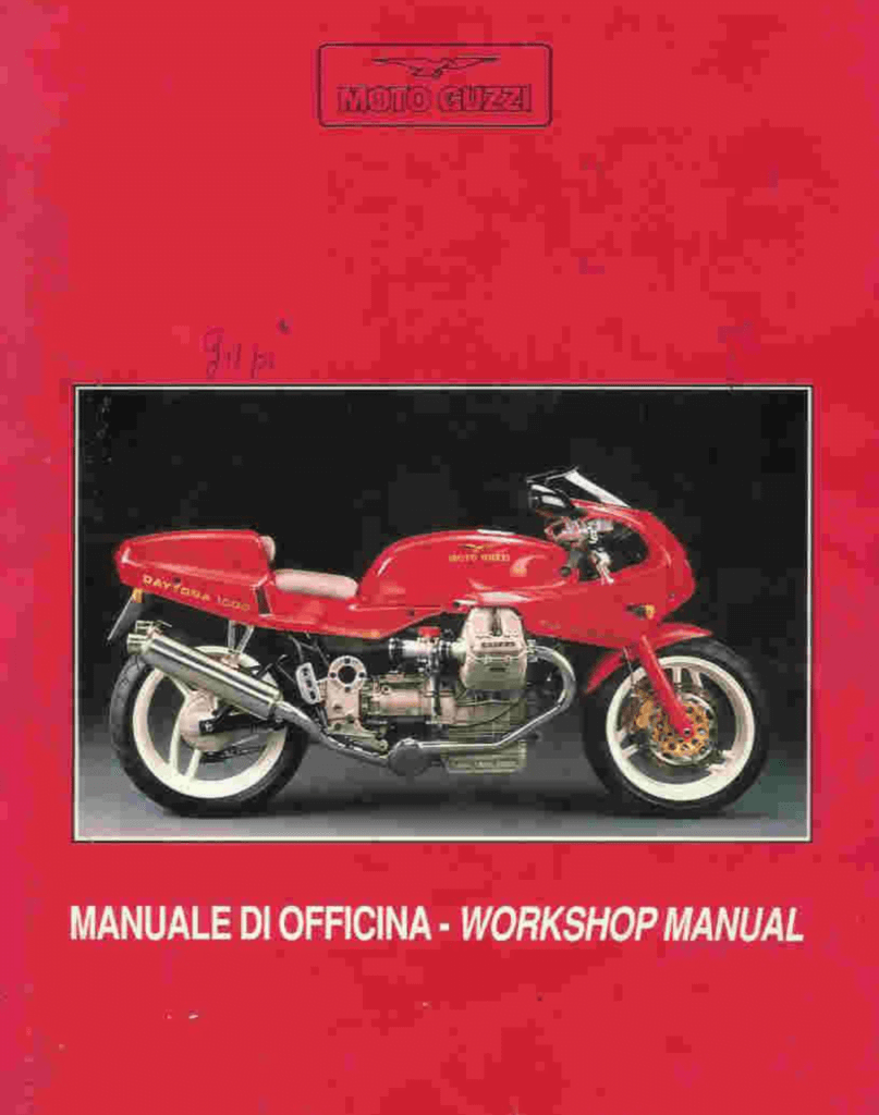 Moto Guzzi Daytona 1000 Repair Manual (1992-99)