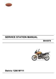Moto Guzzi Stelvio 1200 MY11 Service Manual (2011)