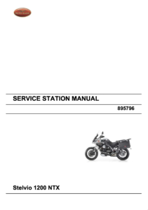 Moto Guzzi Stelvio 1200 NTX Service Manual (2010)