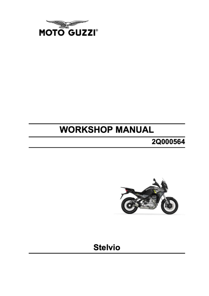 Moto Guzzi Stelvio Service Manual (2024)