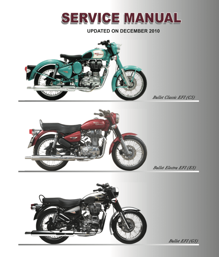 Royal Enfield Bullet EFI Repair Manual (2007-16)