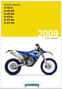 Husaberg FE 450/570 Repair Manual (2009)