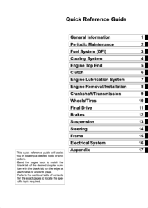 Kawasaki Versys 1000 Service Manual