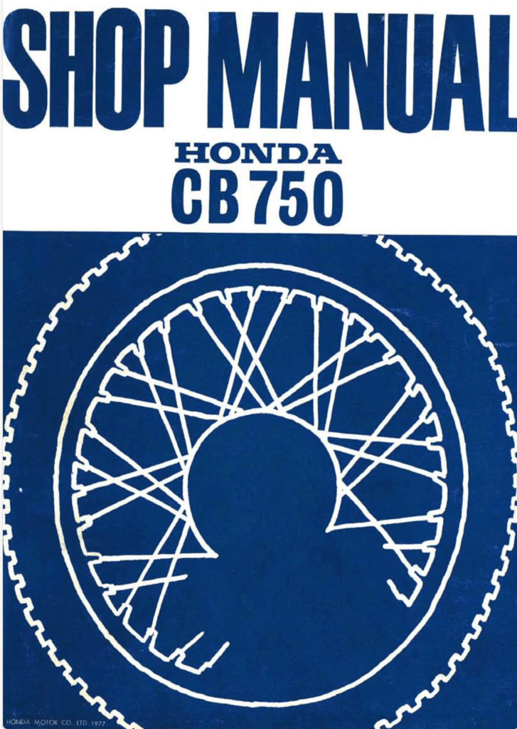 Honda CB750 SOHC Service Manual (1969-1978) – Partial Scan