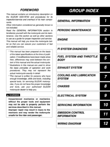 Suzuki GSXR750 Service Manual 2006