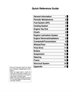 Kawasaki Versys ABS Service Manual 2010