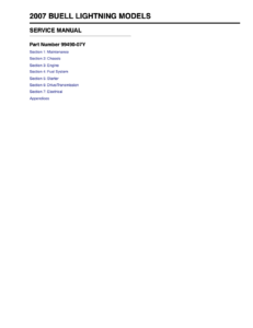 Buell Lightning 2007