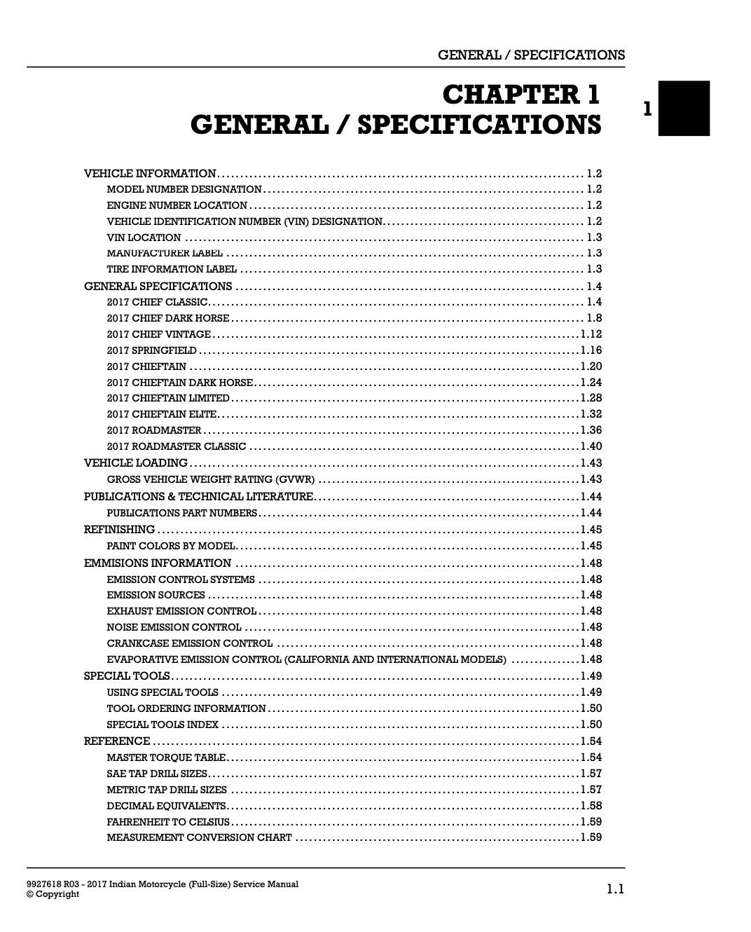 Indian Motorcycle All Full Size 2017 19 PDF Service Manuals