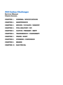 Indian Motorcycle Challenger 2020 to present