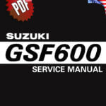 Suzuki GSF600 Bandit (1st gen.) service manual Models 2000 and 2004 PDF download