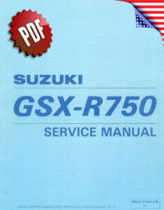 Suzuki GSX-R 750 (T/V – carbureted) Repair Manual (1996-97)