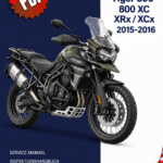 Triumph Tiger 800 / 800 XC / XRx / XCx Service Manual (2015-2016)