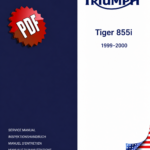 Triumph Tiger 855i Service Manual Cover