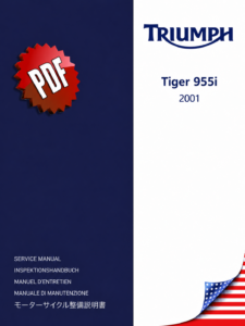 Triumph Tiger 955i Service Manual Cover