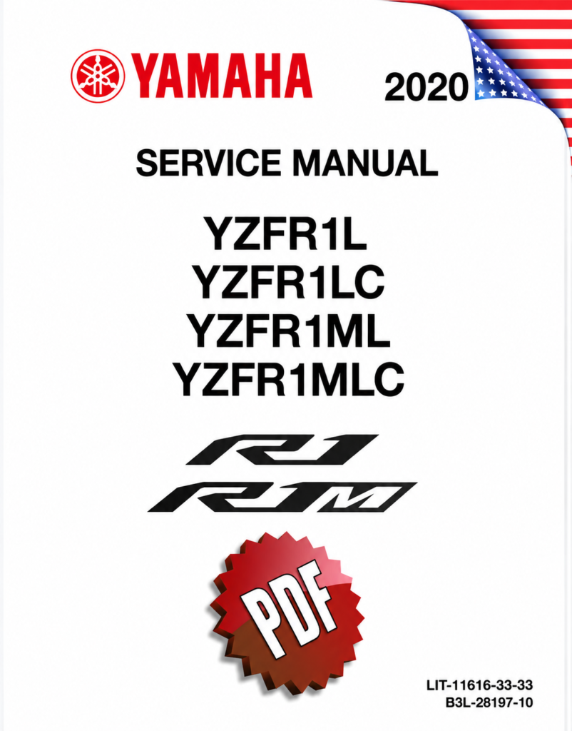 Yamaha YZF-R1 / YZF-R1M Service Manual (2020)