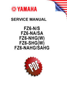 Yamaha FZ6-S/N/SA/NA/NHG/SHG/NAHG/SAHG Fazer Repair Manual (2006-10)