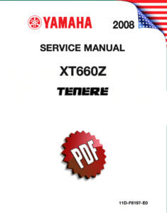 Yamaha XT660Z Tenere Repair Manual (2008-15)