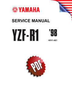 Yamaha YZF-R1 K8-K9 Repair Manual (1998-99)