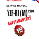 Yamaha YZF-R1Y(M) 2000 Supplementary Repair Manual Models 2000 to 2001 PDF download