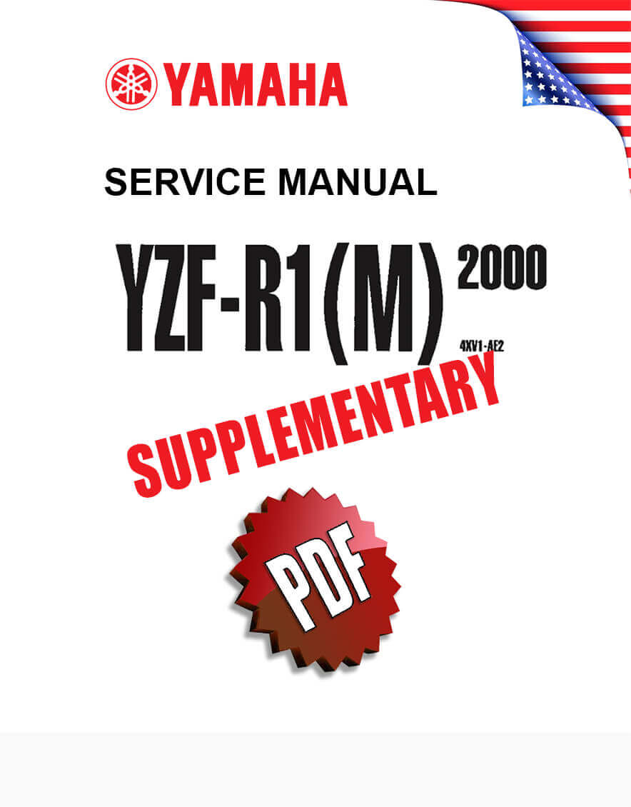 Yamaha YZF-R1Y(M) 2000 Supplementary Repair Manual Models 2000 to 2001 PDF download