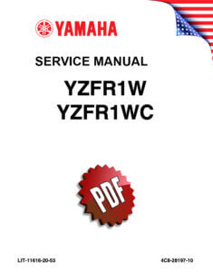 Yamaha YZF-R1 (R1W/R1WC) Repair Manual (2007-08)