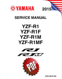 Yamaha YZF-R1 (R1F/R1M/R1MF) Repair Manual (2015-now)