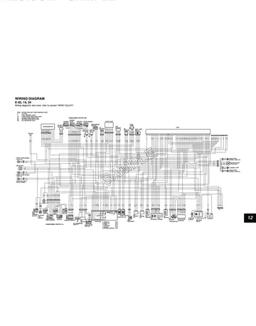 Suzuki VZ800 / Boulevard M50 / Intruder M800 Service Manual (2005) Sample Preview: VZ800K5 factory wiring diagram