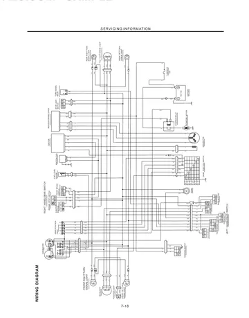 Suzuki GN125F Service Manual (2014 First Edition) Sample Preview: GN125F factory wiring diagram