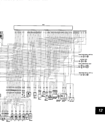 Suzuki GSX-R1000 Service Manual (2003) Sample Preview: GSX-R1000K3 factory wiring diagram