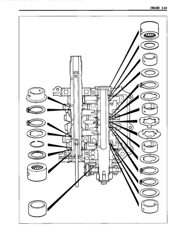 Suzuki GSF600 / GSF600S Bandit Service Manual (1995-1999) Sample Preview: Engine internal service procedure from the factory workshop section