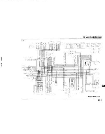 Honda CBR900RR Fireblade Service Manual (1996-1998) Sample Preview: Complete factory wiring diagram for the CBR900RR electrical system