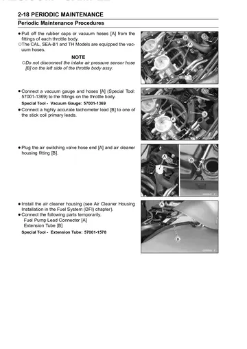 Kawasaki Vulcan S / Vulcan S ABS Service Manual (2015-2016) Workshop Sample