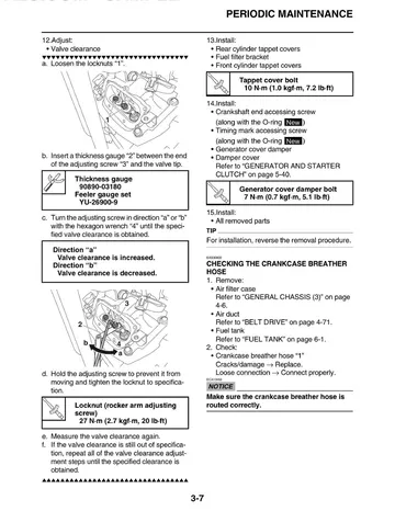 Yamaha SCR950 Repair Manual (2017-2021) Technical Preview