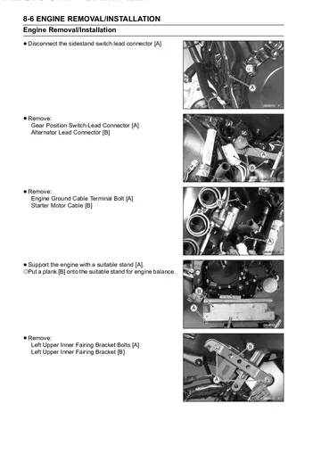 Kawasaki Ninja ZX-10R Mk2 Repair Manual (2006-2007) Workshop Sample