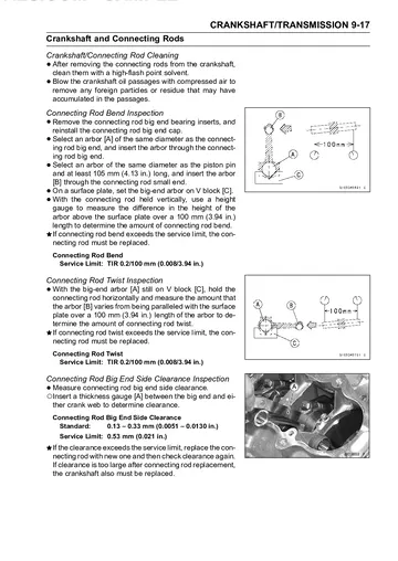 Kawasaki Ninja ZX-6RR Service Manual (2005–2006) Sample Preview: Crankshaft and Connecting Rod Service