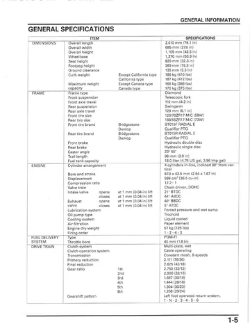 Honda CBR600RR 3rd Generation Service Manual (2007-2008) Sample Page