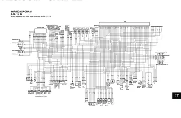 Suzuki GSR600 Service Manual (2006) Sample Preview: GSR600K6 factory wiring diagram