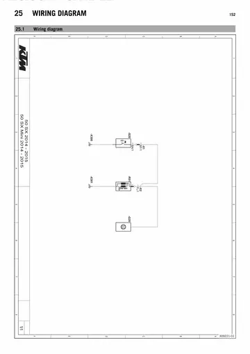 KTM 50 SX / 50 SX Mini Service Manual (2014) Sample Preview: Complete 2014 KTM 50 SX / 50 SX Mini wiring diagram