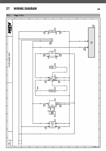 KTM 450 SMR Service Manual (2014) Sample Preview: Factory 2014 KTM 450 SMR wiring diagram