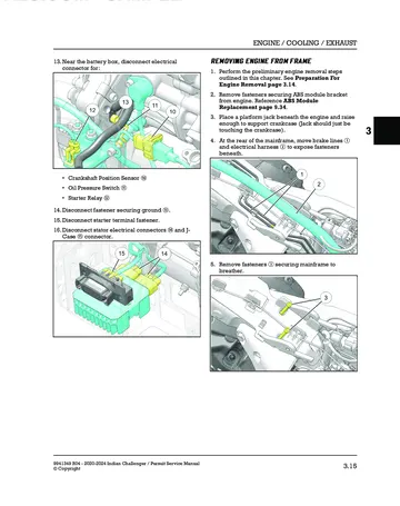Indian Challenger / Pursuit Service Manual (2020-2024) Workshop Sample