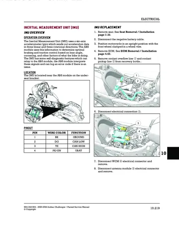 Indian Challenger / Pursuit Service Manual (2020-2024) PDF Preview